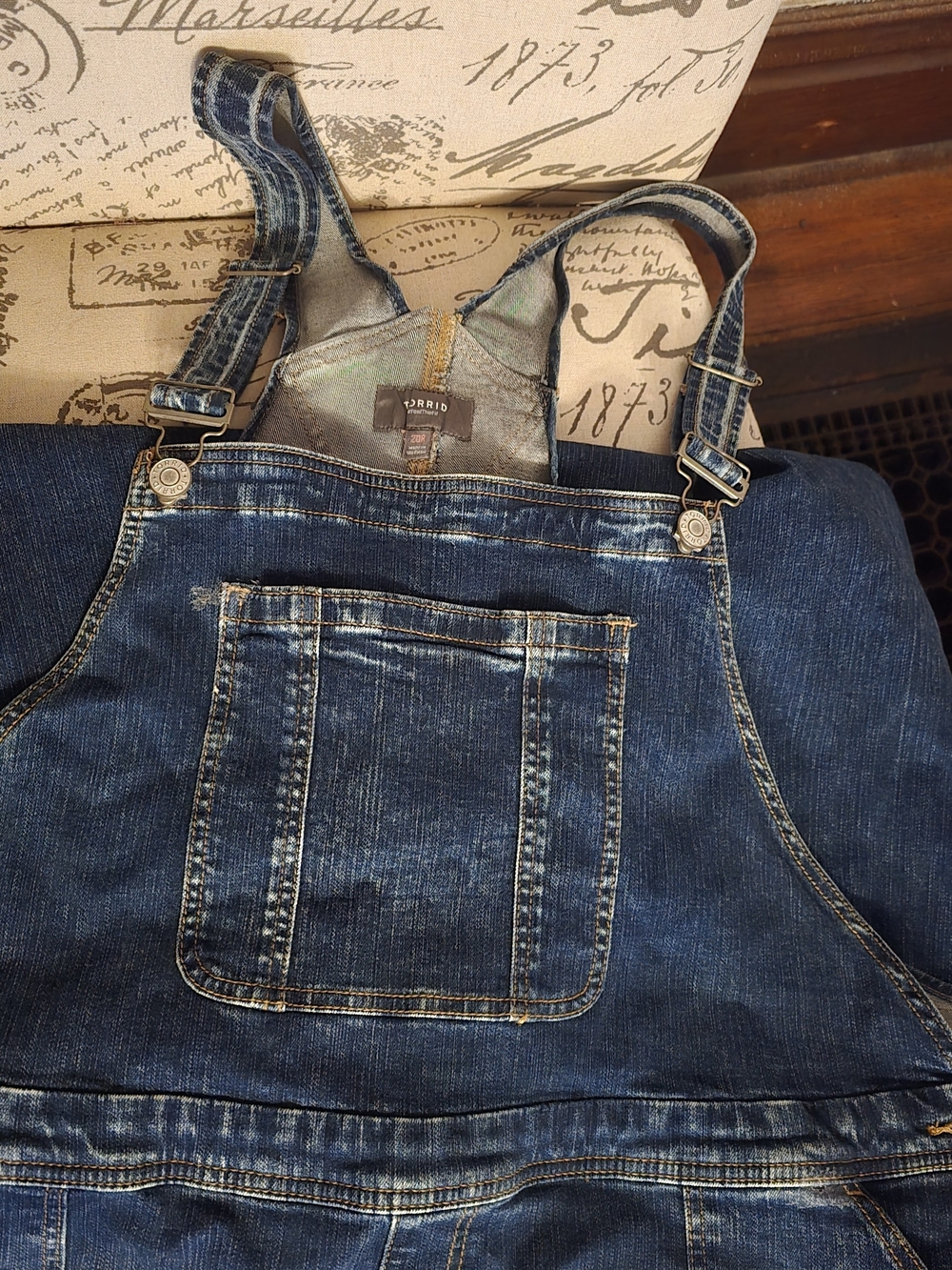 torrid Dark Blue Denim Overalls